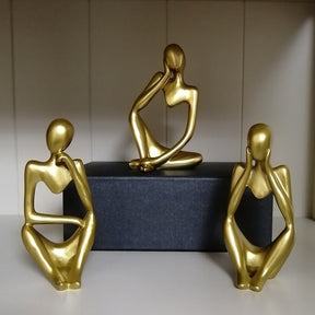 Escultura Decorativa Moderna O pensador - achatudostore