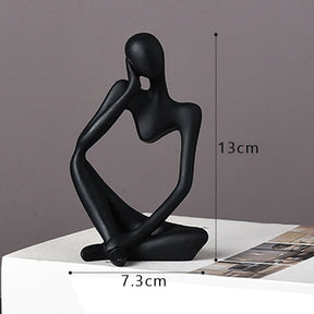Escultura Decorativa Moderna O pensador - achatudostore