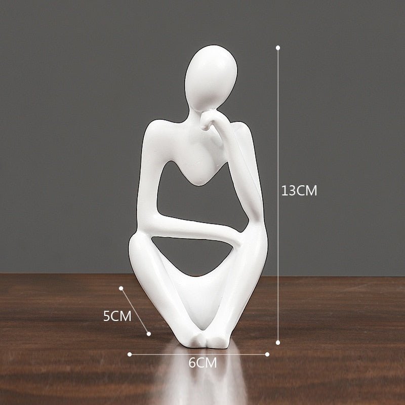 Escultura Decorativa Moderna O pensador - achatudostore
