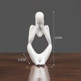 Escultura Decorativa Moderna O pensador - achatudostore