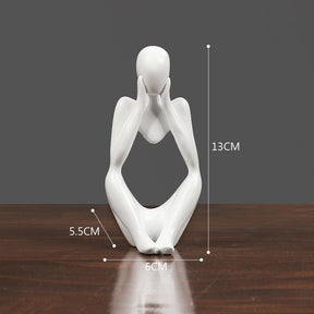 Escultura Decorativa Moderna O pensador - achatudostore