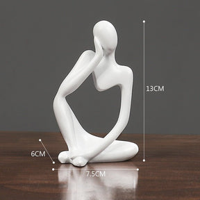 Escultura Decorativa Moderna O pensador - achatudostore