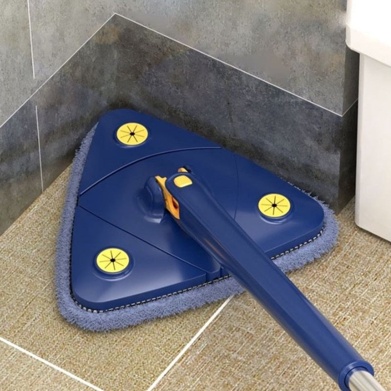 Esfregão Triangulo Mop De Limpeza Ajustável Giratória 360° - achatudostore