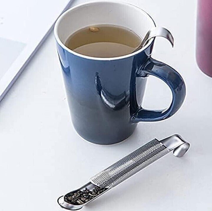 Infusor de Chá Pipe - Infusor de Chá do tipo Bastão em Aço Inox - achatudostore