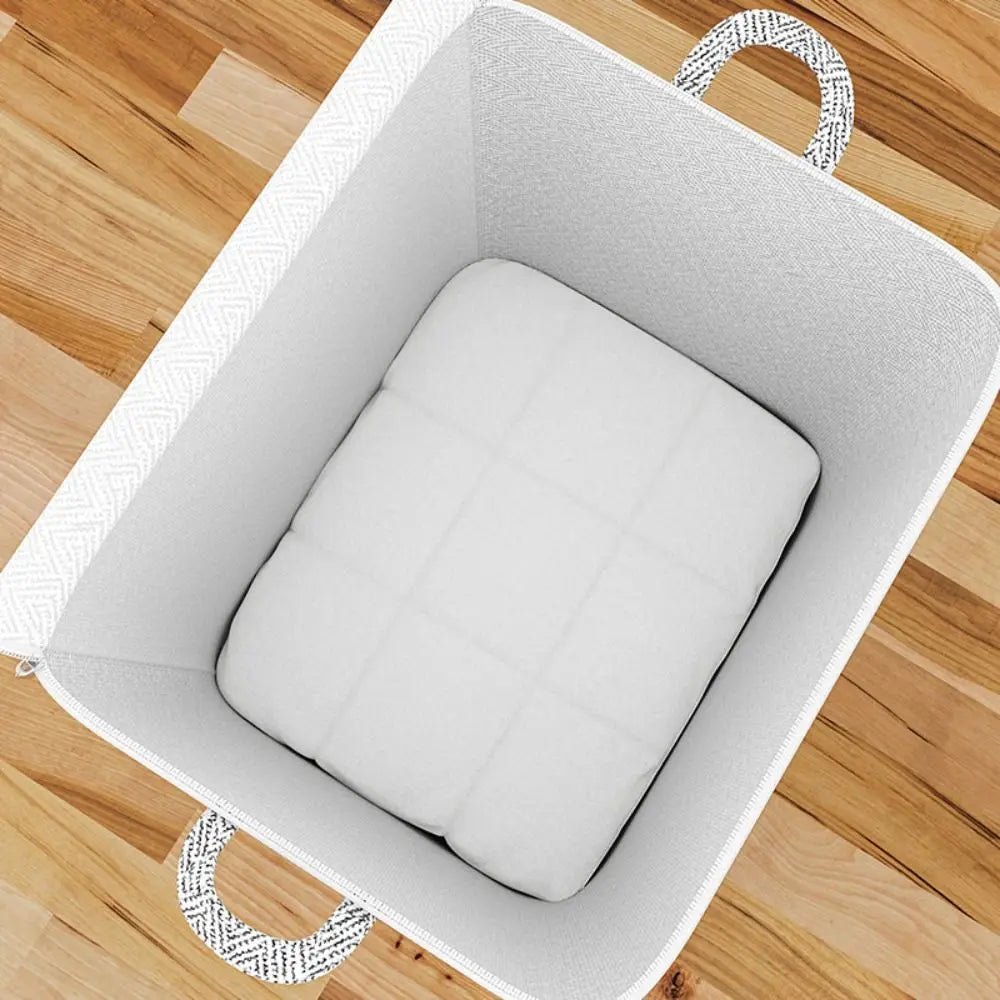 Kit com 3 Sacos organizadores em TNT para Edredons com Tampa, Zíper e Dobrável À prova de Poeira - achatudostore