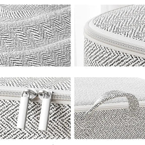 Kit com 3 Sacos organizadores em TNT para Edredons com Tampa, Zíper e Dobrável À prova de Poeira - achatudostore