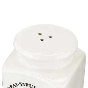 Kit com 4x Pote de tempero de cerâmica com tampa de cortiça - achatudostore