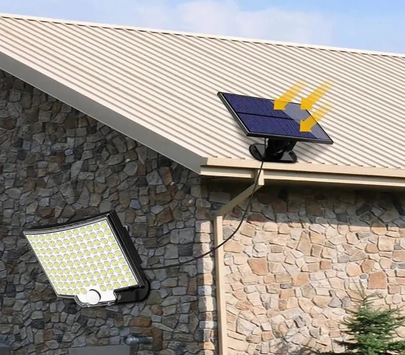 Lâmpada Solar 106 Leds - Sensor de movimento incluso - achatudostore
