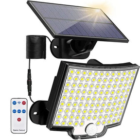 Lâmpada Solar 106 Leds - Sensor de movimento incluso - achatudostore