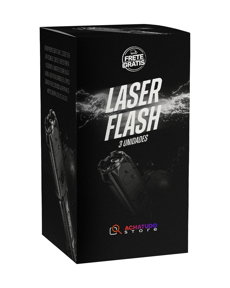 Laser Flash - Super Lanterna 10.000 Lúmens - achatudostore