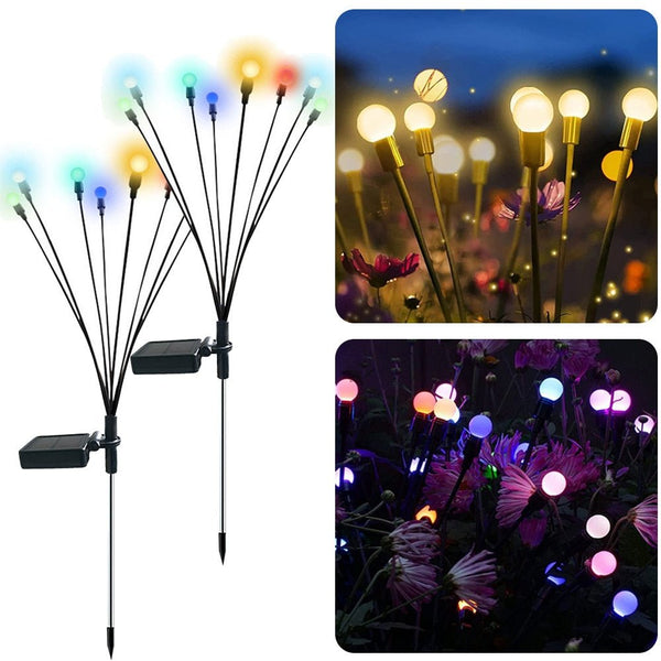 Luz de Jardim FireFly movida a Energia solar - achatudostore