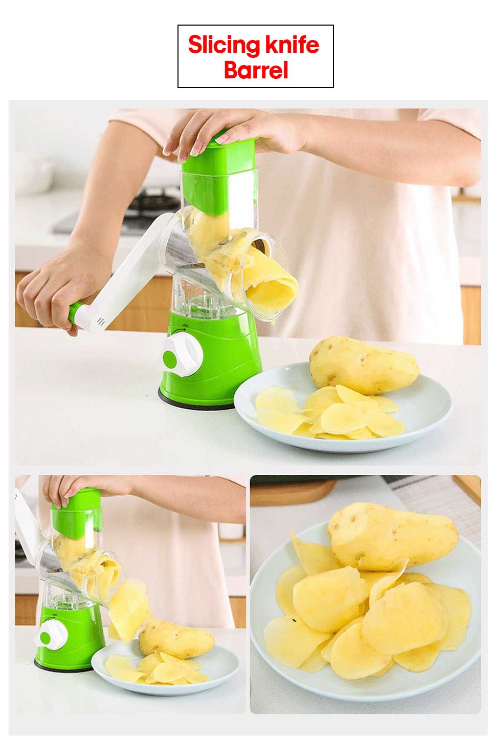 NutriSlicer Chef PRO - Cortador e Fatiador de Veduras e legumes - achatudostore