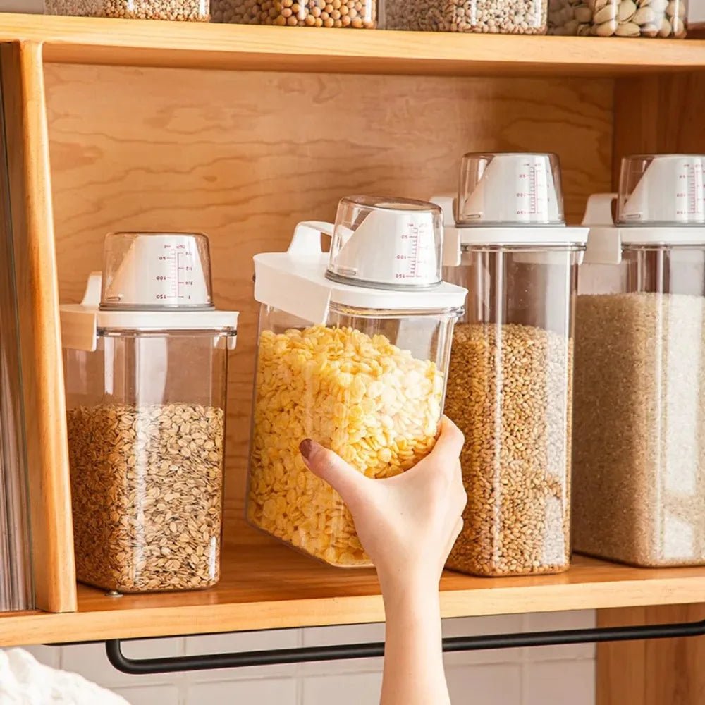 Pote Hermética para Armazenamento com medidor - achatudostore