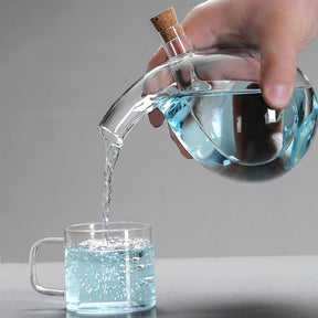 Recipiente Criativo para Óleo e Vinagreira Doméstica com vidro Duplo Engrossado - achatudostore