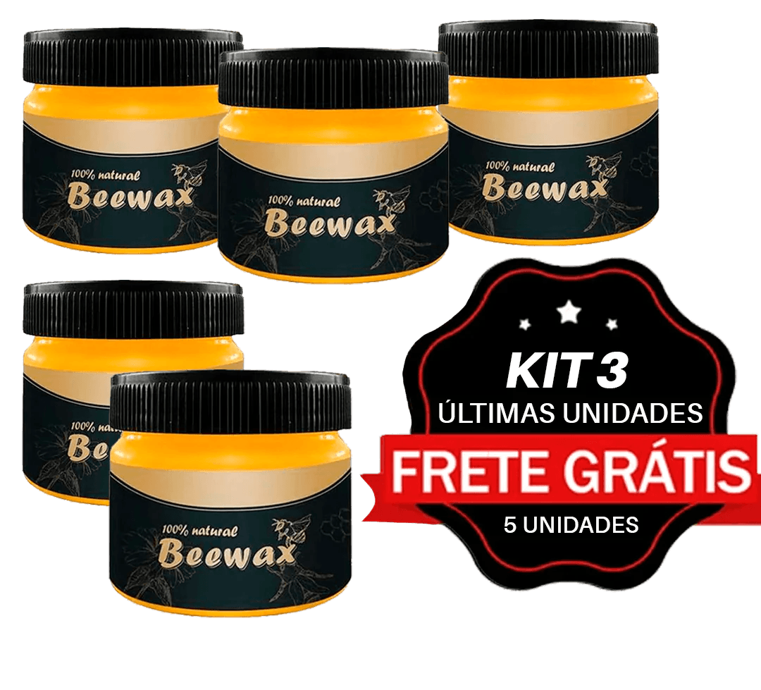 Super Cera Beewax - Cera Reparadora de Móveis de madeira - achatudostore