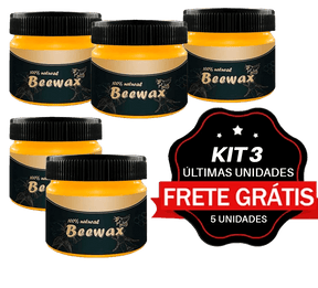 Super Cera Beewax - Cera Reparadora de Móveis de madeira - achatudostore