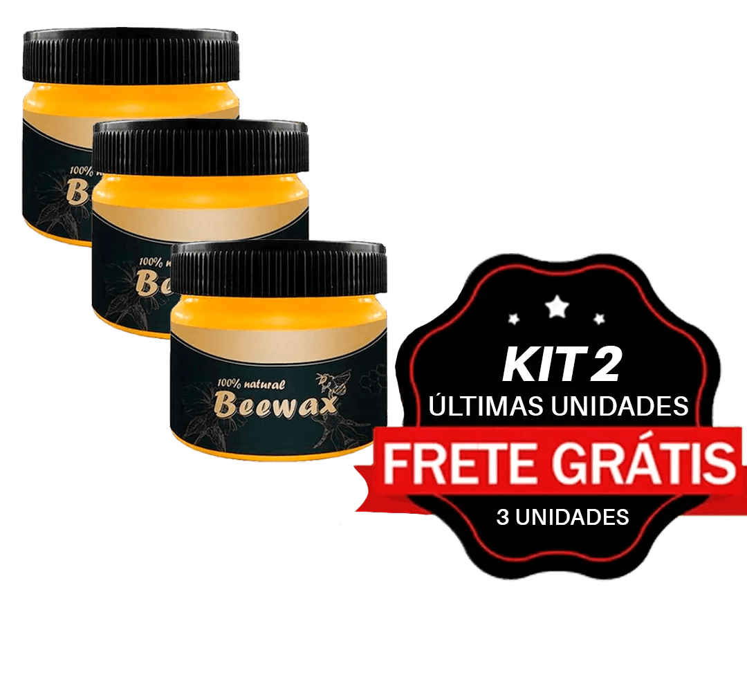 Super Cera Beewax - Cera Reparadora de Móveis de madeira - achatudostore