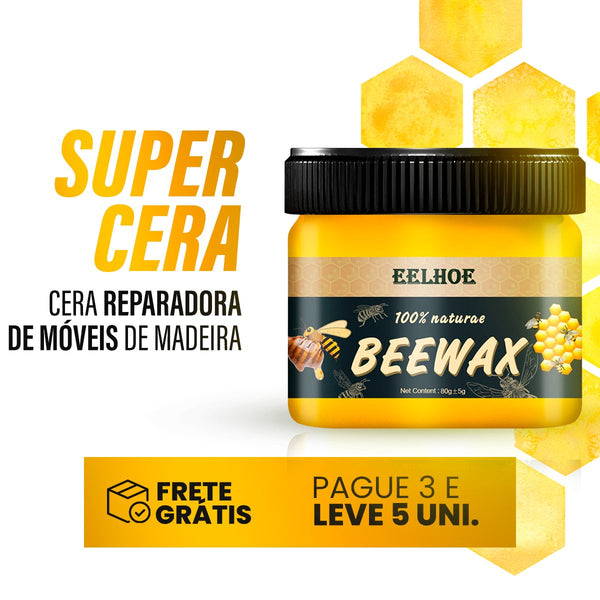 Super Cera Beewax - Cera Reparadora de Móveis de madeira - achatudostore