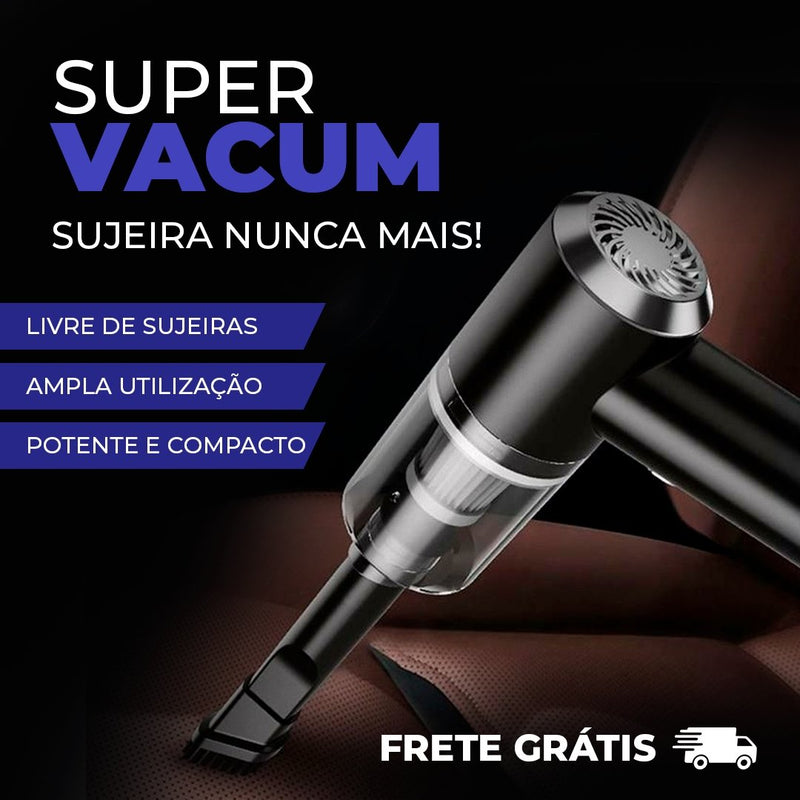 Super Vaccum - Aspirador Portátil Ultrapotente - achatudostore
