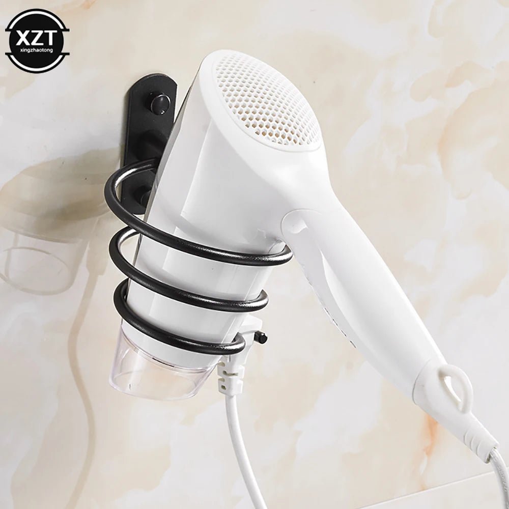 Suporte em espiral de Secador de Cabelo para Parede em Alumínio - achatudostore