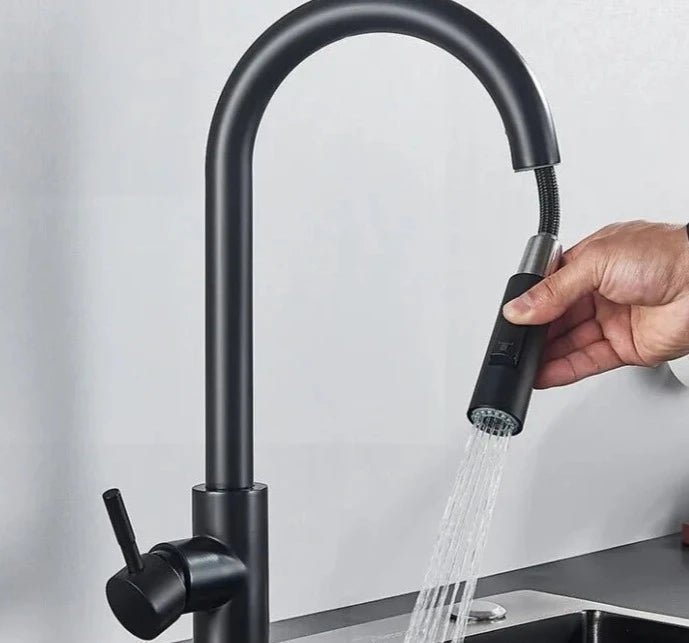 Torneira Gourmet para Cozinha Retrátil com 2 Modos - achatudostore