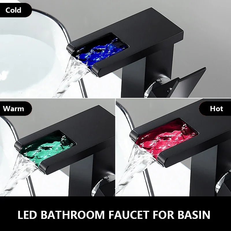 Torneira Premium para Banheiro LED Requinte - achatudostore
