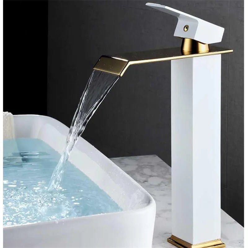 Torneira Premium para Banheiro WhiteGeometric - achatudostore