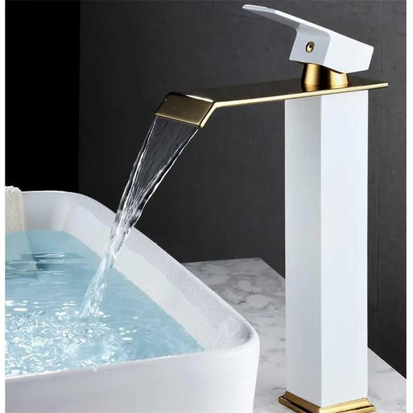 Torneira Premium para Banheiro WhiteGeometric - achatudostore