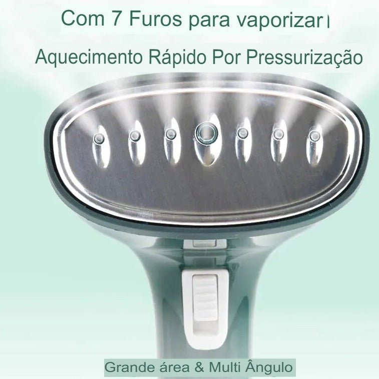 Vaporizador de Roupas Portátil Vertical - 280ml, 7 Orifícios, Aquecimento Rápido em 20 Segundos, - achatudostore