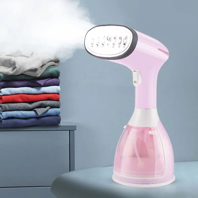 Vaporizador de Roupas Portátil Vertical - 280ml, 7 Orifícios, Aquecimento Rápido em 20 Segundos, - achatudostore